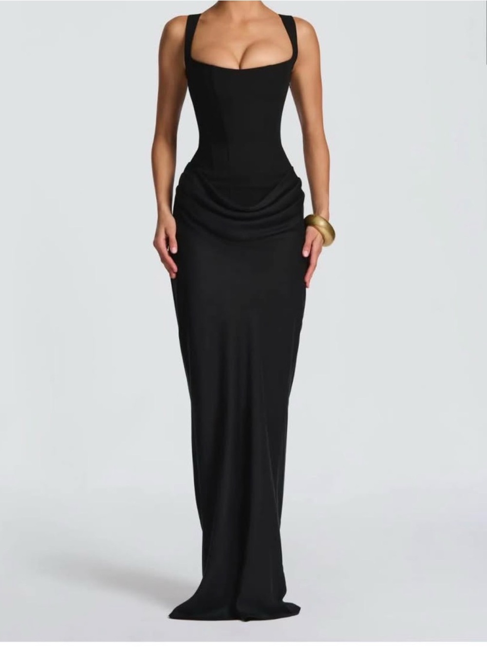 Baby boo Black Maxi Dress